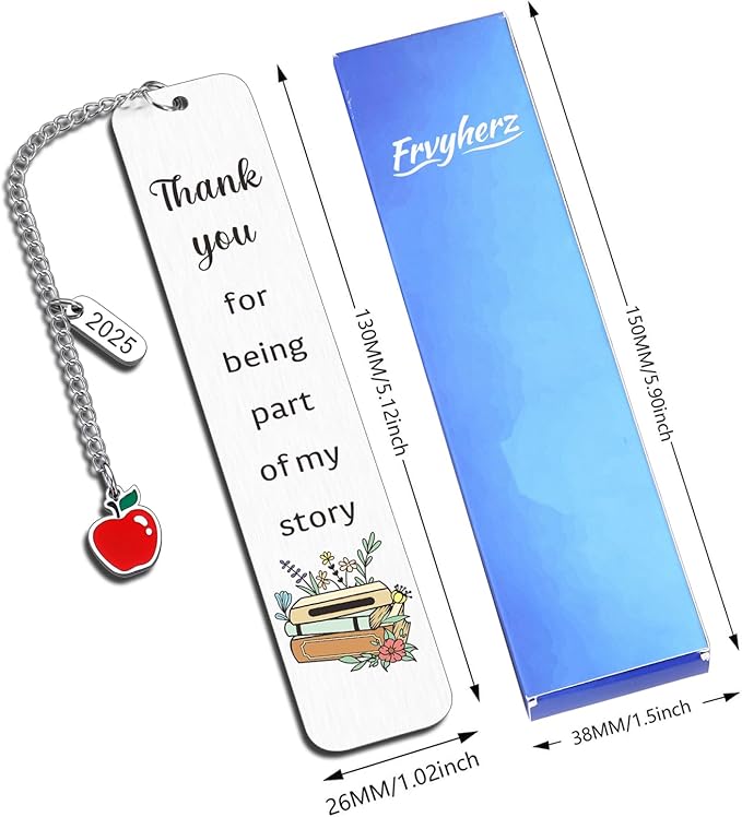 Teacher Christmas Gifts, Teacher Stocking Stuffers, Teacher Appreciation Gifts for Women, Teacher Gifts for Women, Teacher Birthday Gifts, End of Year Teacher Gifts, Thank You Teacher Gifts Bookmark