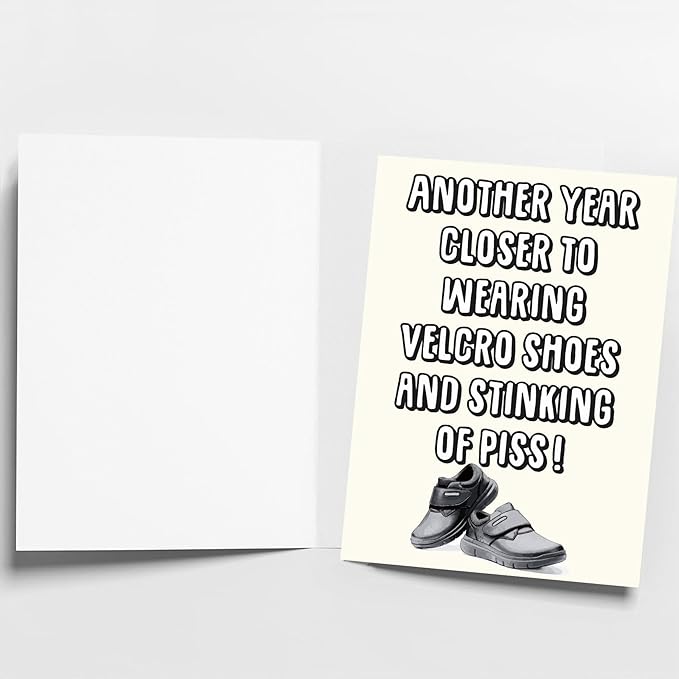 Funny Birthday Cards for Men - Unique, for Older Men, Dads, Husbands, Friends, Brothers