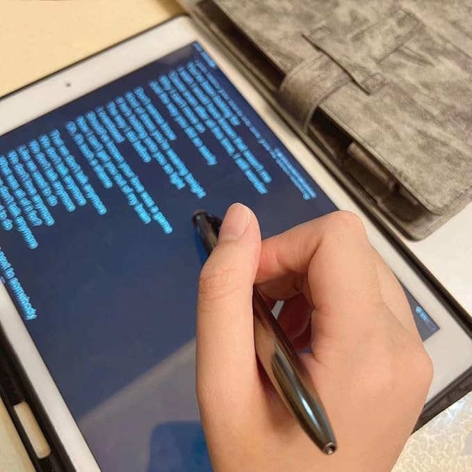 Wonderpool Leather Journal Refillable Binder A5 Writing Notebook Folder Organiser with Dotted Paper & Multi Pockets Cover for Business School Travel (A5, Brown)