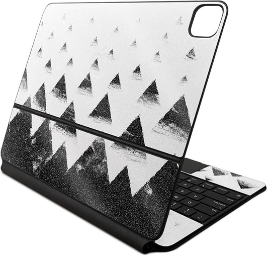 Glossy Glitter Skin Compatible With Apple Magic Keyboard for iPad Air 13-inch (M2) 2024 - Black Hills - Premium 3M Vinyl Protective Wrap Decal Cover - Easy To Apply | Crafted in the USA by MightySkins