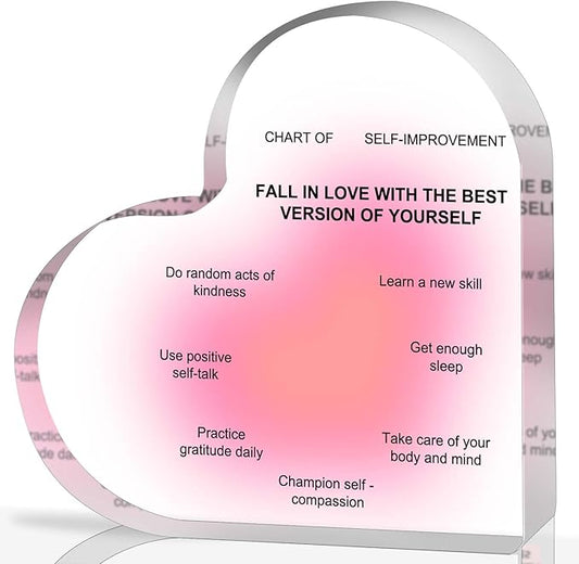 Mental Health Decor, Psychotherapy Affirmations Heart Acrylic Sign, Therapy Anxiety Decor Sign, Therapy Mental Health Decorations, Mental Health Gifts for Social Worker Classroom School Counseling