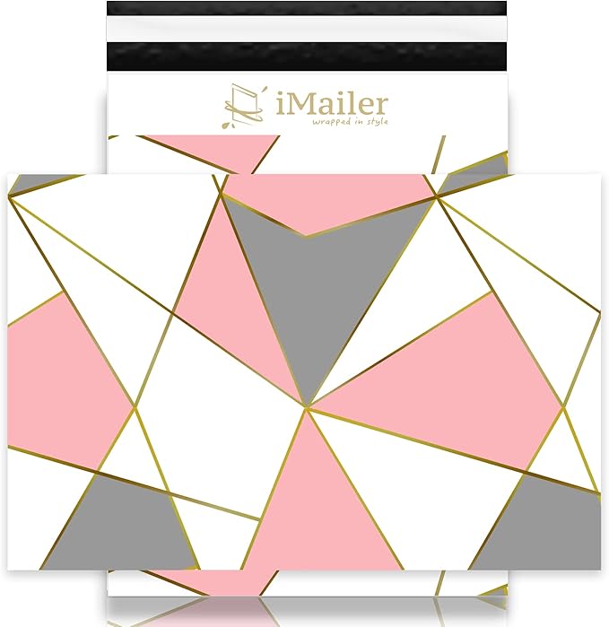 200 Count - 6x9 inch Poly Mailers Envelope Triangular Custom Mailing Shipping Package Bags-Self Seal…