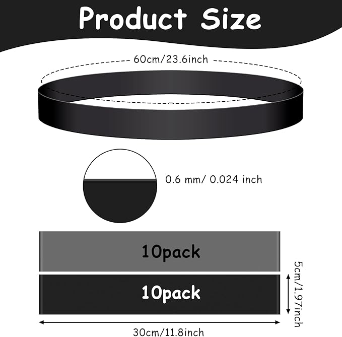 20 Pack Chair Bands for Kids with Fidgety Feet, ADHD Tools for Kids, ROOKEA Sensory Room Must Haves for Adhd Kids Fidget Chair Bands Autism Classroom Must Haves ADHD Tools for Classroom Home Chairs