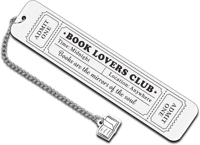 Bookmark Gifts for Book Lovers Women Graduation Gift for Best Friend Daughter Son Her Bookish Gift for Readers Reading BFF Coworkers Sister Birthday Christmas Gift for Adults Teen Girls Boys Book Club