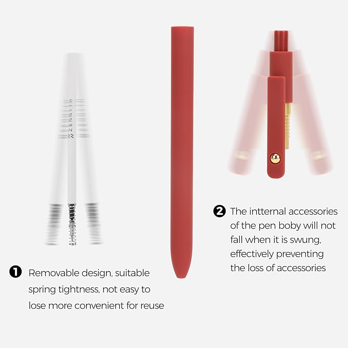 Ddaowanx Gel Pens, 6 Pcs 0.5mm Quick Dry Black Ink Pens Fine Point Smooth Writing Pens, Office Desk Accessories for Women(6 Pcs Vintage-Black Ink)