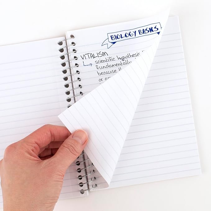 Five Star Spiral Notebook, 1 Subject, College Ruled Paper, 7" x 4-3/8", Personal Size, 80 Sheets, Orange (450048CD1-ECM)