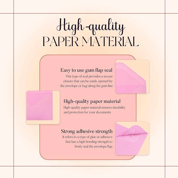 ACSTEP 50PACK Gift Card Envelopes Credit Card Size Mini Envelopes Colorful Tiny Pocket Envelopes For Business Card, Small Note Cards 10 Assorted Colors 4X2.75 Inches, Fit Credit Cards