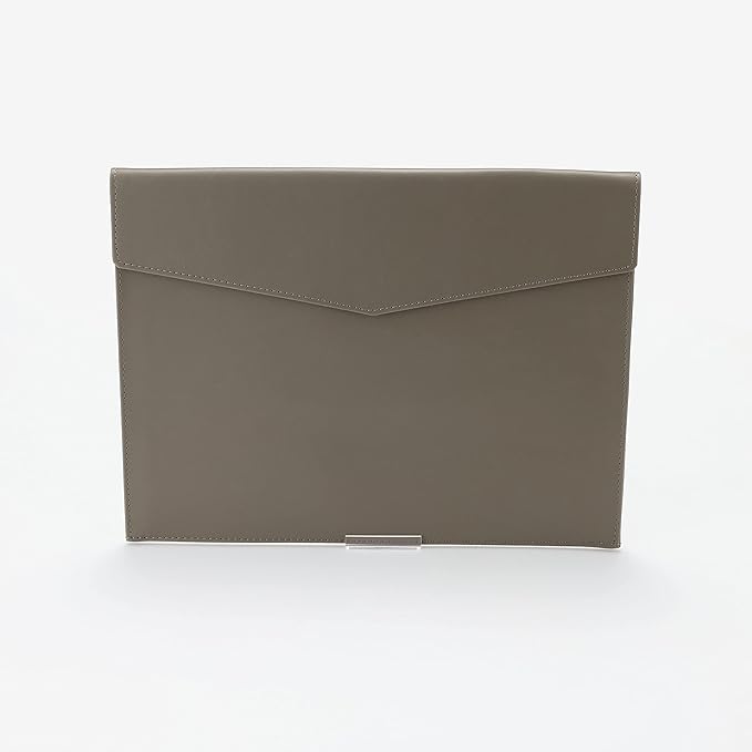 King Jim 1997LU Document Case, A4 Size, Synthetic Leather, Leather, U Gray