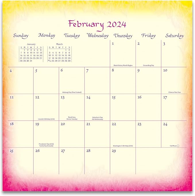 Blue Mountain Arts Daughter, You Are a Gift in My Life-2024 Wall Calendar