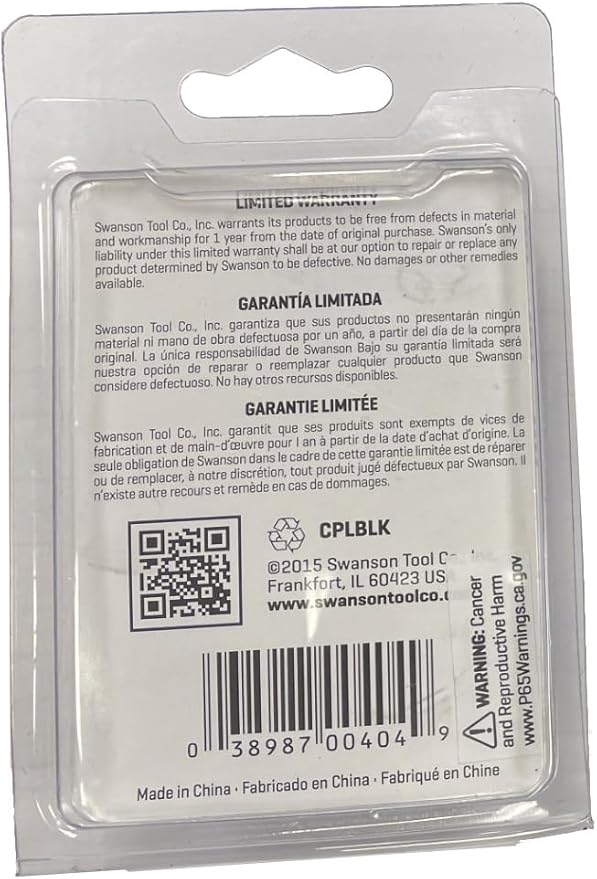 Swanson Tool Co Black Mechanical Carpenter Pencil Refills works with Swanson Always Sharp CP216