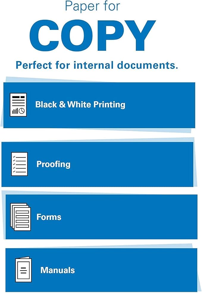 Hammermill Printer Paper, 20 lb Copy Paper, 8.5 x 11 - 1 Ream (500 Sheets) - 92 Bright, Made in the USA