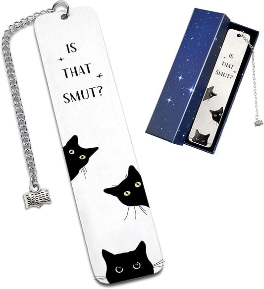 Black Cat Bookmark Gifts for Women, Book Markers for Reading Women Teens, Cat Bookmark Box Gifts for Cat Lovers, Cat Lover Female Friends Birthday Gifts Book Club Reading Gifts