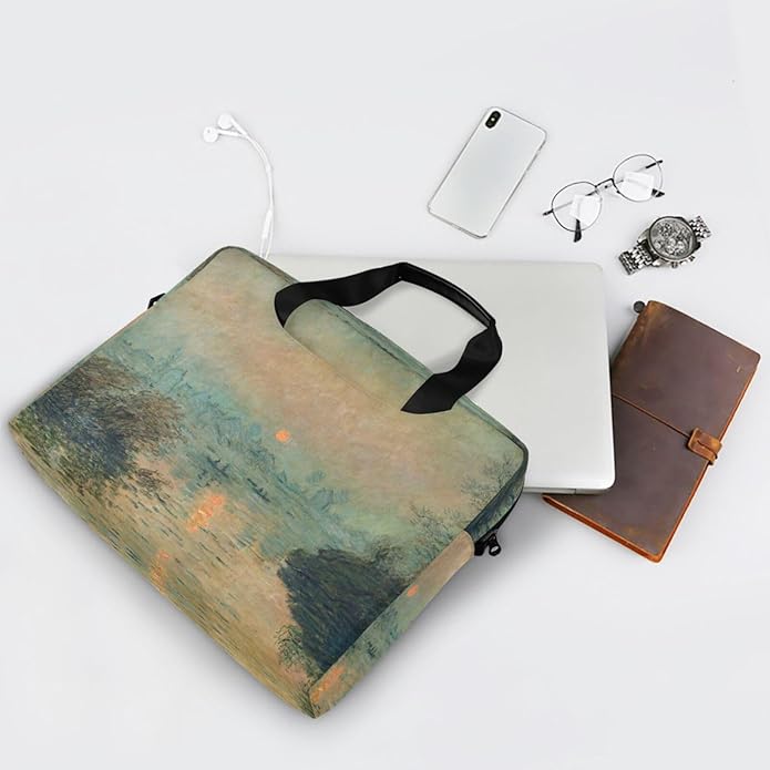 WIHVE Laptop Shoulder Bag 15 14 13inch Laptop Case Bag for Women Men