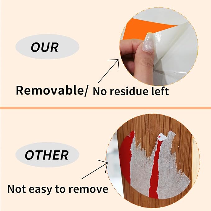 Colored Labels Stickers 2 X 3 Inch, Removable Rectangular Moving Labels, Large Color Coding Labels Moving Stickers- 250 Labels/Orange