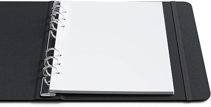 A5 Blank Paper 6-Hole Punched, 250 Sheets (500 Pages), 100 GSM, Printer Paper 148mm x 210mm (5.83 in. x 8.27 in.)