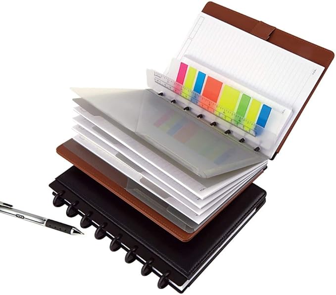 TUL Custom Note-Taking System Discbound Tab Dividers, 8 1/2" x 11", Letter Size, Assorted Colors