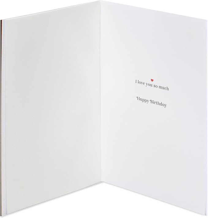 Papyrus Birthday Card for Husband (I Love You So Much)