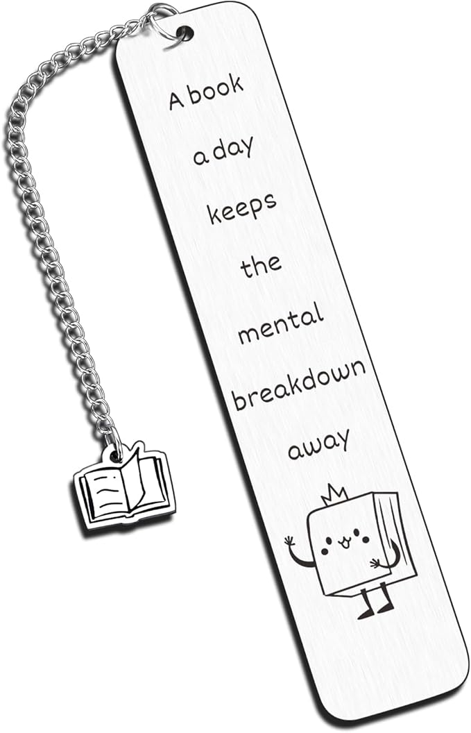 Book Marks Reading Women, Gifts for Book Lovers, Funny Bookmarks for Book Lovers Bookish Bookworm, Book Marks for Women Men Friends Daughter Son Graduation Christmas Birthday Gifts for Women Girls