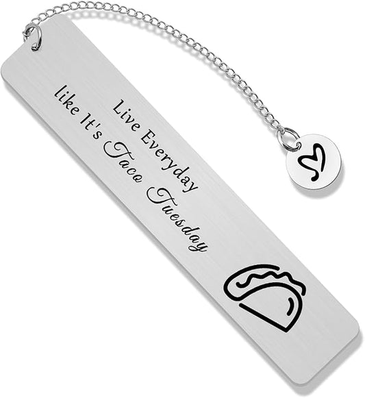 Taco Lover Gifts Bookmark for Reading Taco Lover Gift Ideas Taco Lovers Gift for Friends Bookmark Gift for Book Lovers Taco Themed Gifts Friendship Gift Librarian Graduation Gifts for Friends Sister
