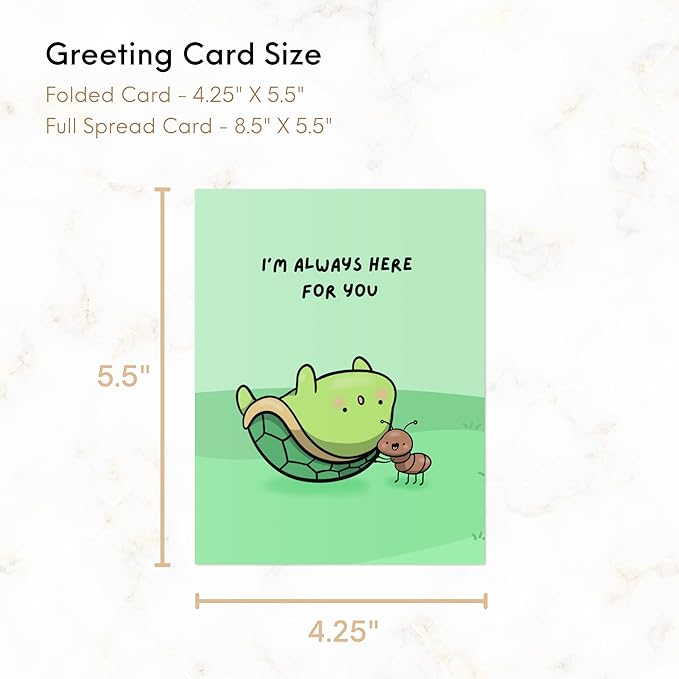 Get Well Soon Card, Here For You Card, Support Card, Mental Health, Disease, Parenthood, Adulthood (I'm Always Here For You)