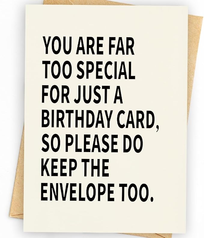 Birthday Cards for Men | Funny Birthday Card for Men, and Women | Unique Birthday Decorations | Happy Birthday Card