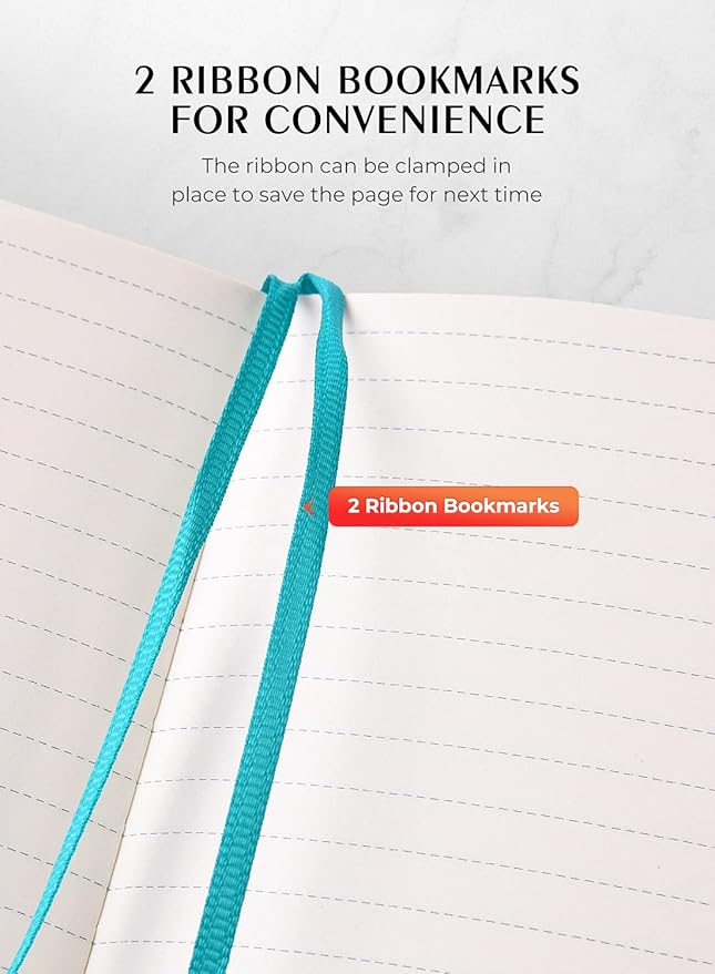 AISBUGUR Pocket Notebook, Small Notebook, 2-Pack Total 320 Pages,3.7" x 5.7" Pocket Notebook (2 Pack, Sky Blue Wave)