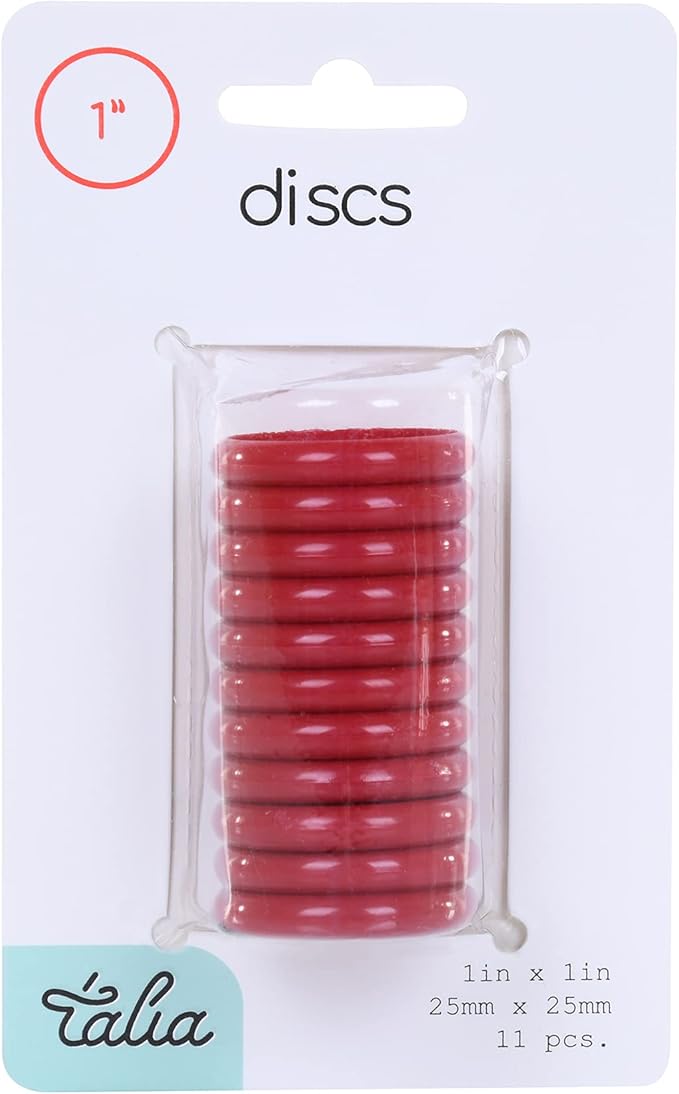 Talia Discbound Notebook - Discs (Chili Oil, 1inch)