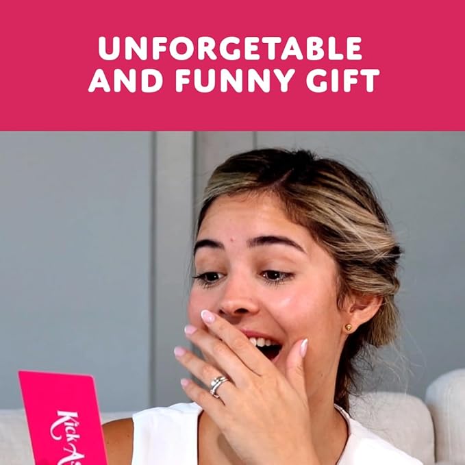 VAPARA DESIGNS KickAss Affirmation Cards For Women with Stand - Sweary Motivational And Inspirational Cards - Funny Gift For Women