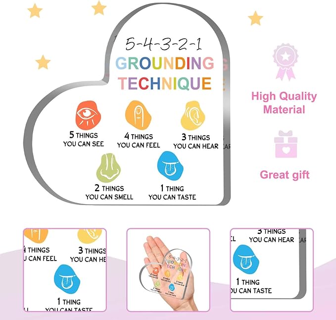 Mental Health Decor, Psychotherapy Affirmations Heart Acrylic Sign, School Counselor Sign, Anxiety Relief Social Psychology, Mental Health Gifts for Social Worker Classroom School Counseling