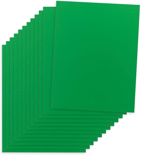 Hygloss Dark Green Colored Paper - 24 lb, 89 GSM, Acid-Free, Fade-Resistant, 8.5x11-Inch Letter Size Color Copy Paper, 90 Sheets