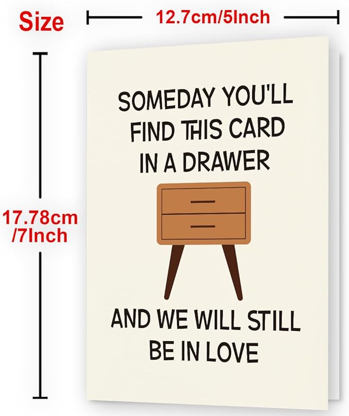 Funny Birthday Card & Gifts for Husband Boyfriend Him, Happy Anniversary Card & Gifts, Valentine Day