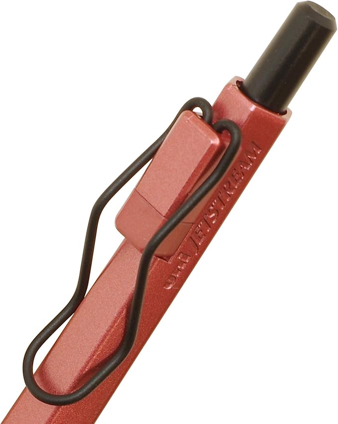 Uni Jetstream EDGE 0.38mm Oil-based Ballpoint Pen, Black Red Body (SXN100338BK15)