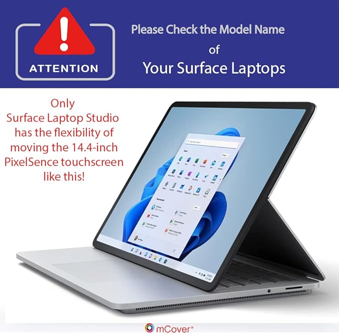 mCover Case ONLY Compatible for 2021-2023 14.4" Microsoft Surface Laptop Studio Notebook Computer - Pink