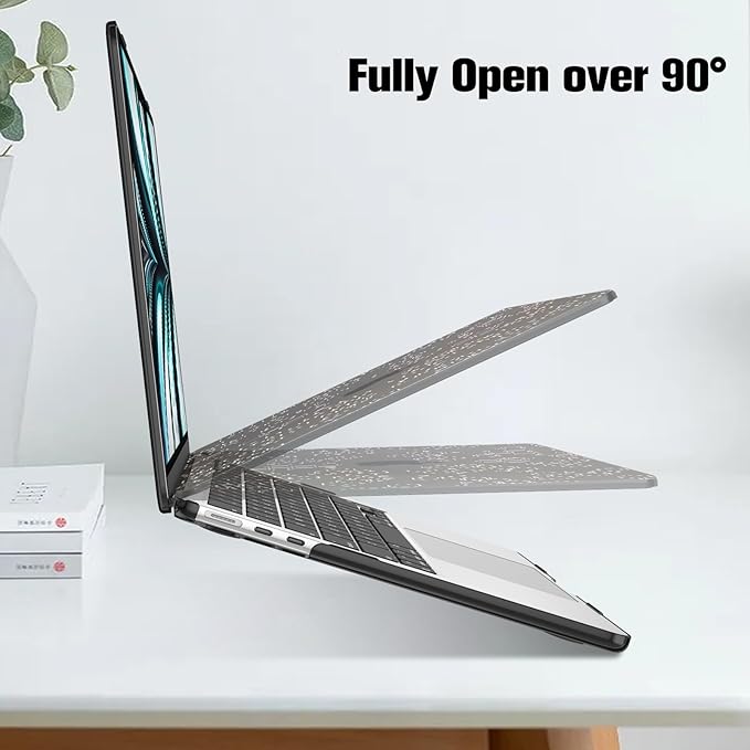 Fintie Case for MacBook Air 13.6 Inch A3113 A2681 (2022 2023 2024 Release) - Snap On Hard Shell Cover for MacBook Air 13.6" M2 M3 Chip with Liquid Retina Display and Touch ID (Molecular Formula)