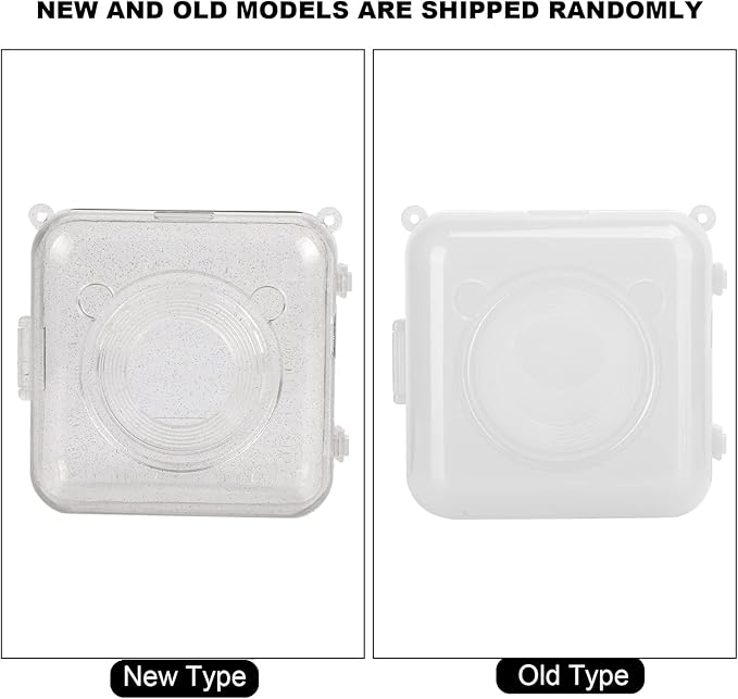 ASHATA Transparent Case for PeriPage Mini Pocket, Shockproof Pocket Printer Protective Shell for Peripage Pocket Thermal Printer (Transparent)