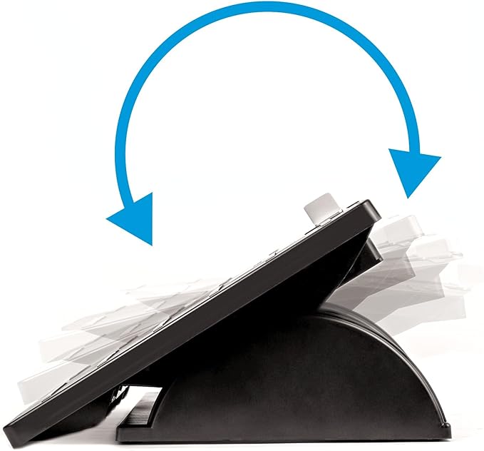 Fellowes Office Suites Adjustable Foot Rest (8032201) , Black