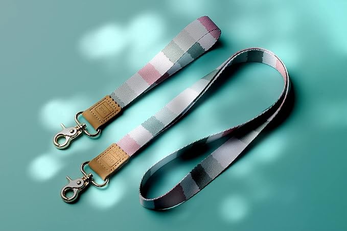 DQL Key Wristlet Strap for Women and Men, Wrist Keychain for Car Keys, Badge, Wallet, and Phone Wrist Strap