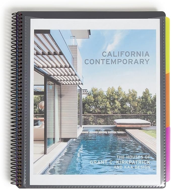 Smead Project Organizer, 24 Pockets, Grey with Assorted Bright Tabs, Tear Resistant Poly, 1/3-Cut Tabs, Letter Size (89206)