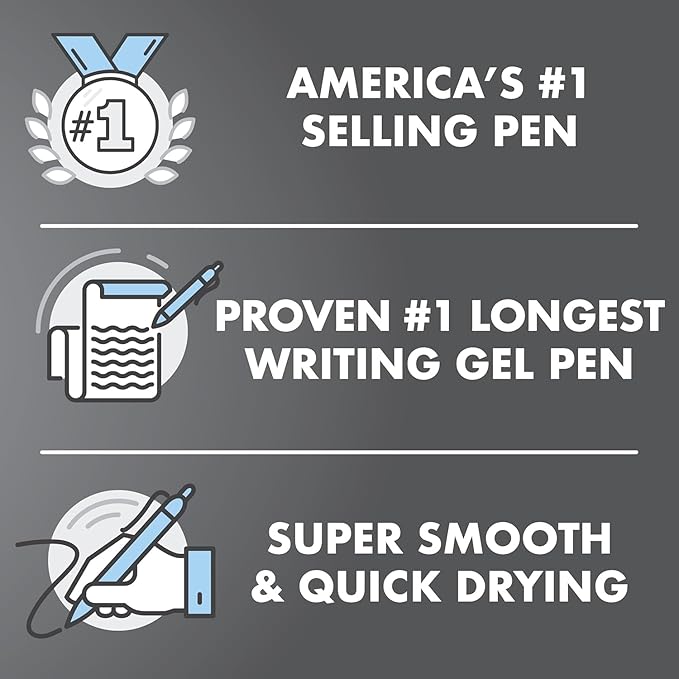 PILOT G2 Premium Retractable Gel-Ink Rolling Ball Pens, Bold Point (1.0mm), Assorted, 10-Pack, (11887)