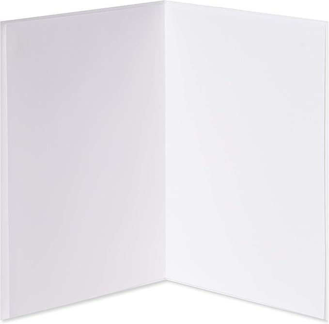 Papyrus Blank Thank You Card (Painterly Wreath)