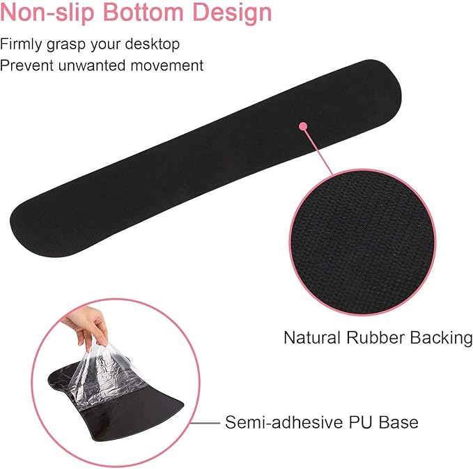 iCasso Keyboard Wrist Rest and Mouse Wrist Rest Pad, Made of Memory Foam, Ergonomic Support, Easy Typing and Relieve Wrist Pain, Perfect for Gaming, Computer, Office, Laptop (D-Forest)