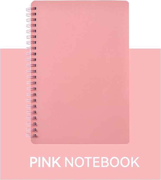 Ymomode Spiral Notebook - Lined Journal Notebooks, 8.3'' x 6'', Classic Notebook with Thick Paper