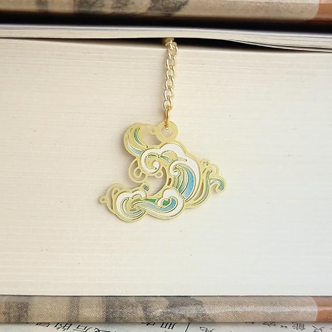 MOZART Kunai Gift Box Chinese Style Brass Bookmark Classical Mythological Characters Mountain and Sea Sutra Series Creative Cultural Copper Bookmark Metal Bookmarks