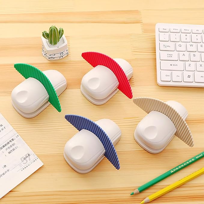 Vanki 1 pcs Paper Document Copy Folder Holder Stand Wedge for Typing Reading,Red