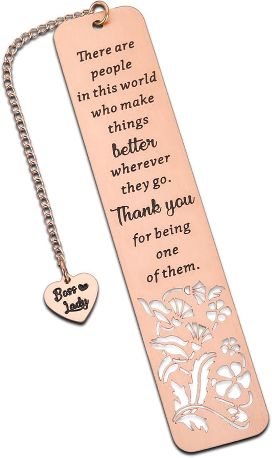 Christmas Gifts for Boss Lady Gifts for Women Cool Gifts Supervisor Gifts for Women Boss Day Gifts for Women Female Leader Mentor Bookmark Retirement Appreciation Leaving Valentines Birthday Thank You