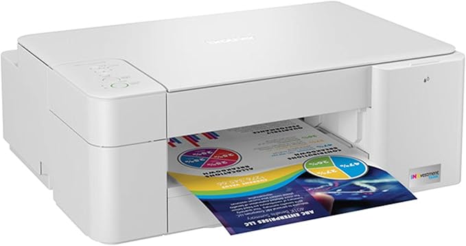 Brother MFC-J1205W INKvestment -Tank Wireless Multi-Function Color Inkjet Printer with Up to 1-Year in Box, Works with Alexa