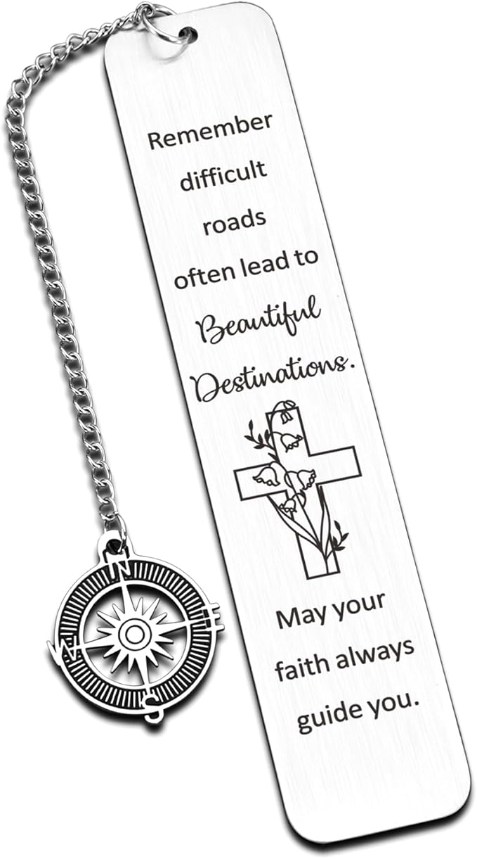 Christening Gifts for Women Baptism Gifts Church Bookmark Catholic Grauduation Christmas Gifts for Him Her Birthday Gifts for Boys Girls