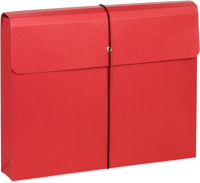 Blue Summit Accordion File Wallet with Flap and Cord Closure, Letter Size, 2” Expansion, Assorted Colors – 10 Pack