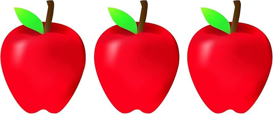 Hygloss Products Apples Classroom Accents – Creative Teaching Resources – 7 Inches, 30 Pack (33748)