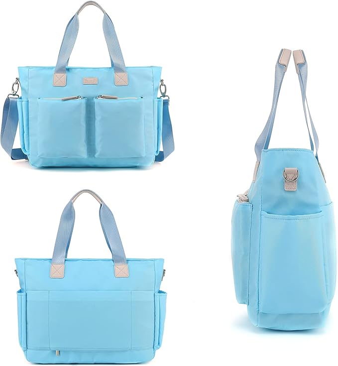 canvaslife Laptop Briefcase, Practical Waterproof Versatile Laptop Shoulder Messenger Bag (15 "-15.6" A-4)